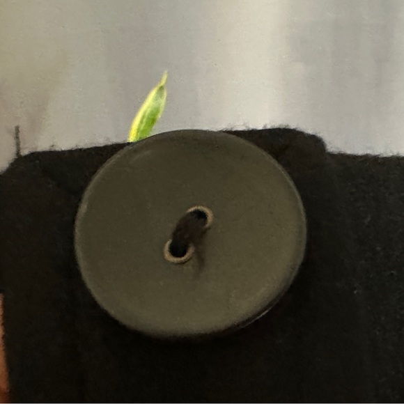 ANTHROPOLOGIE | TULLE Black Wool Coat - Picture 5 of 8